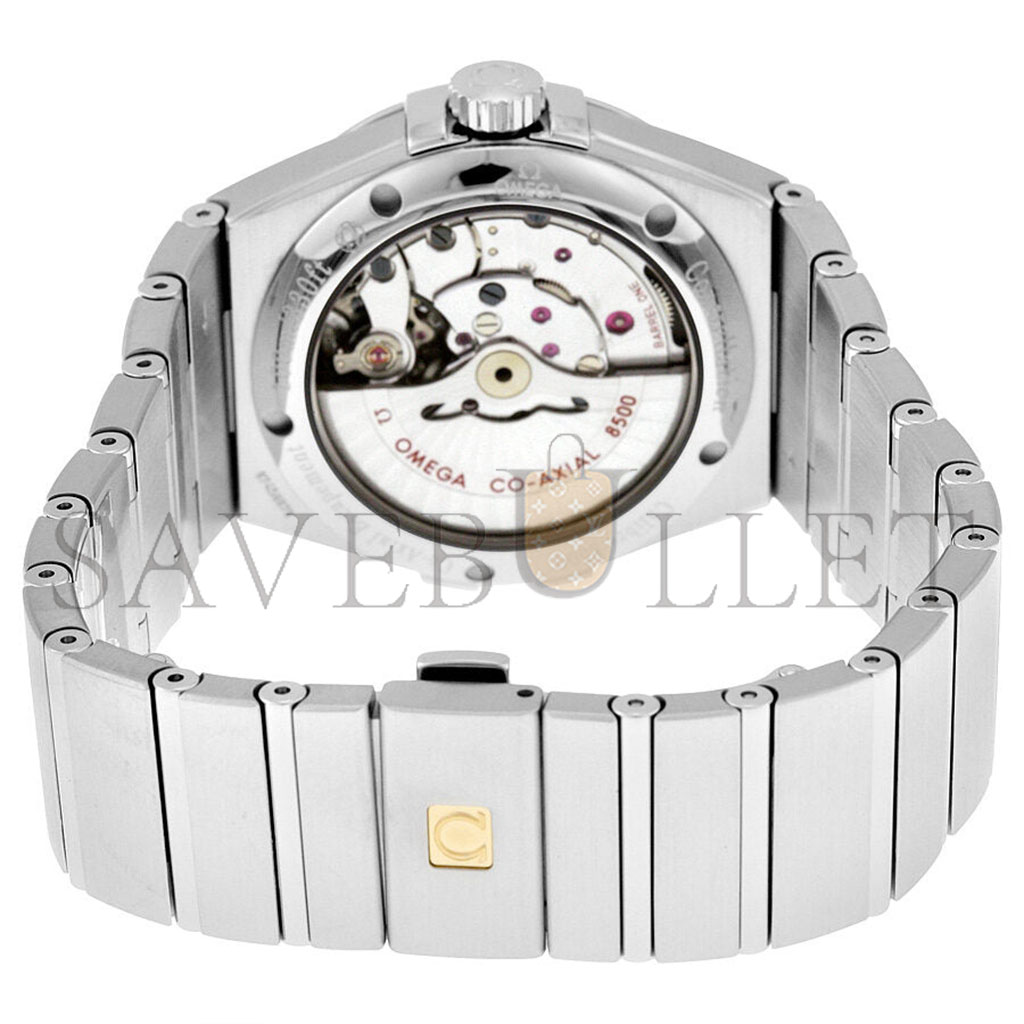 Om**a constellation automatic blue dial watch 123.10.38.21.03.001